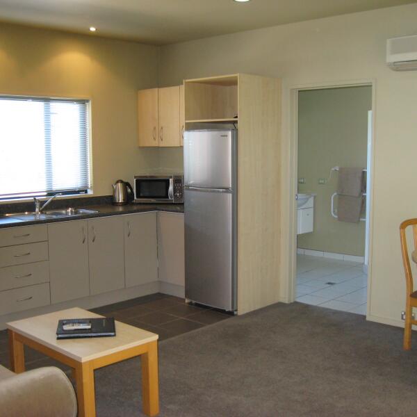 2 Bedroom Unit view lounge kitchen bathroom