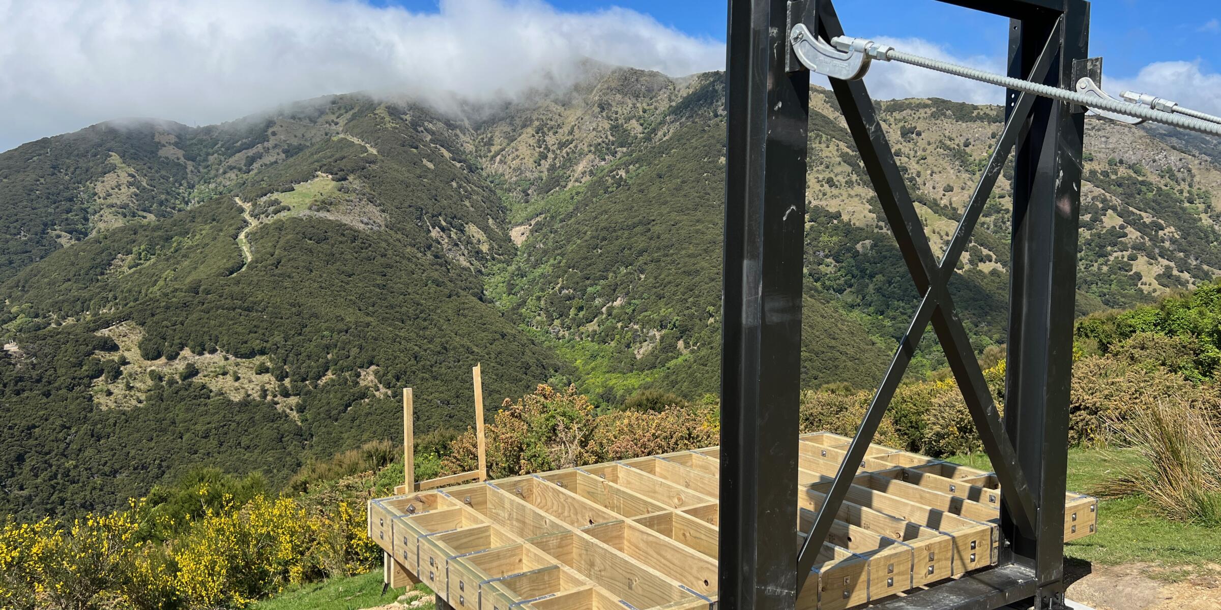 EcoZip Adventures Kaikoura site build progress 1