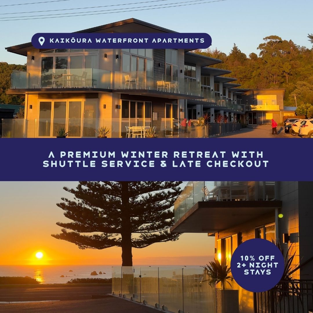 Kaikoura Waterfront Apartments Winter Deal