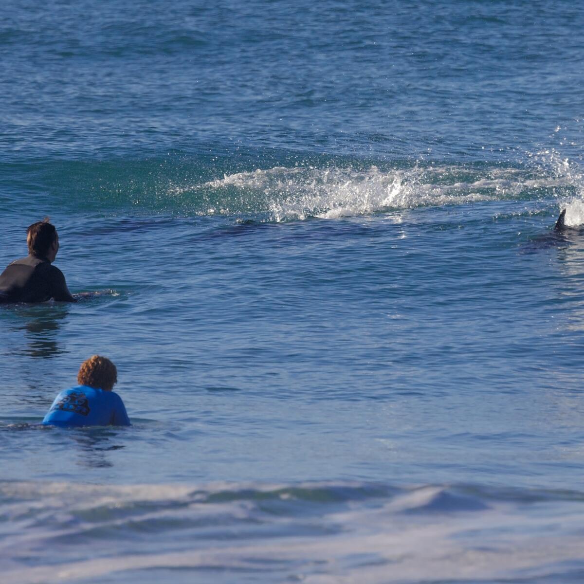 Paddling out