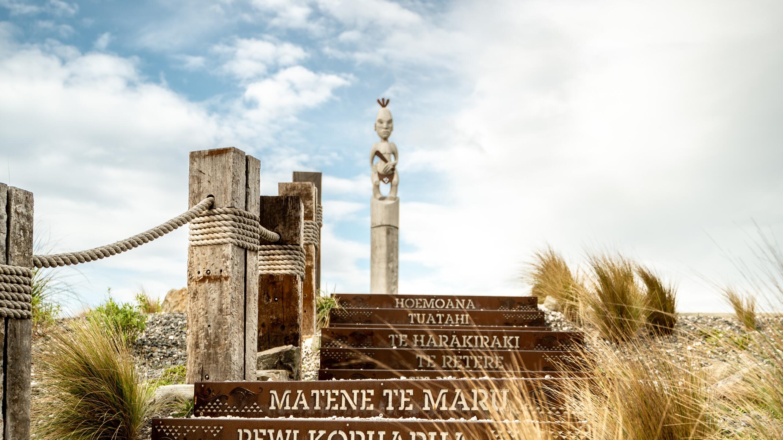 Cutural art work Paparoa Point rework for website