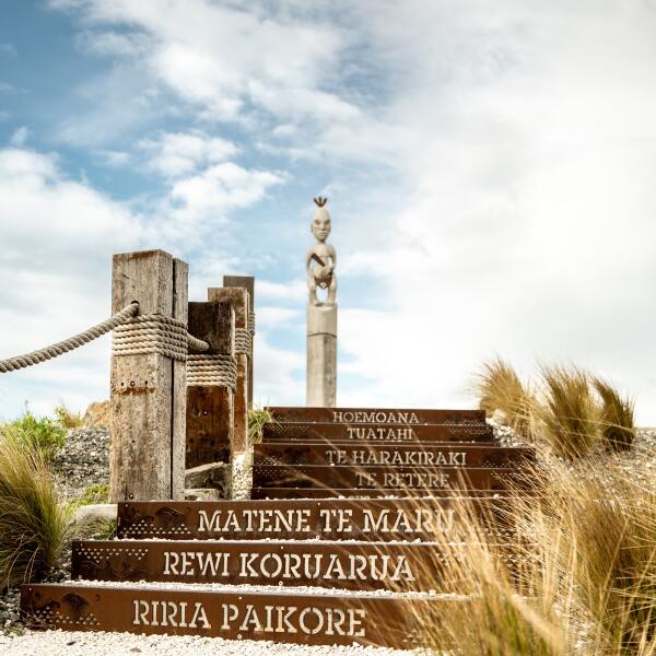 Cutural art work Paparoa Point rework for website