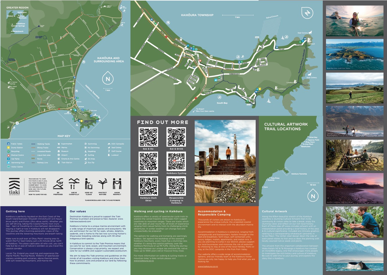 Visitor Guide & town map
