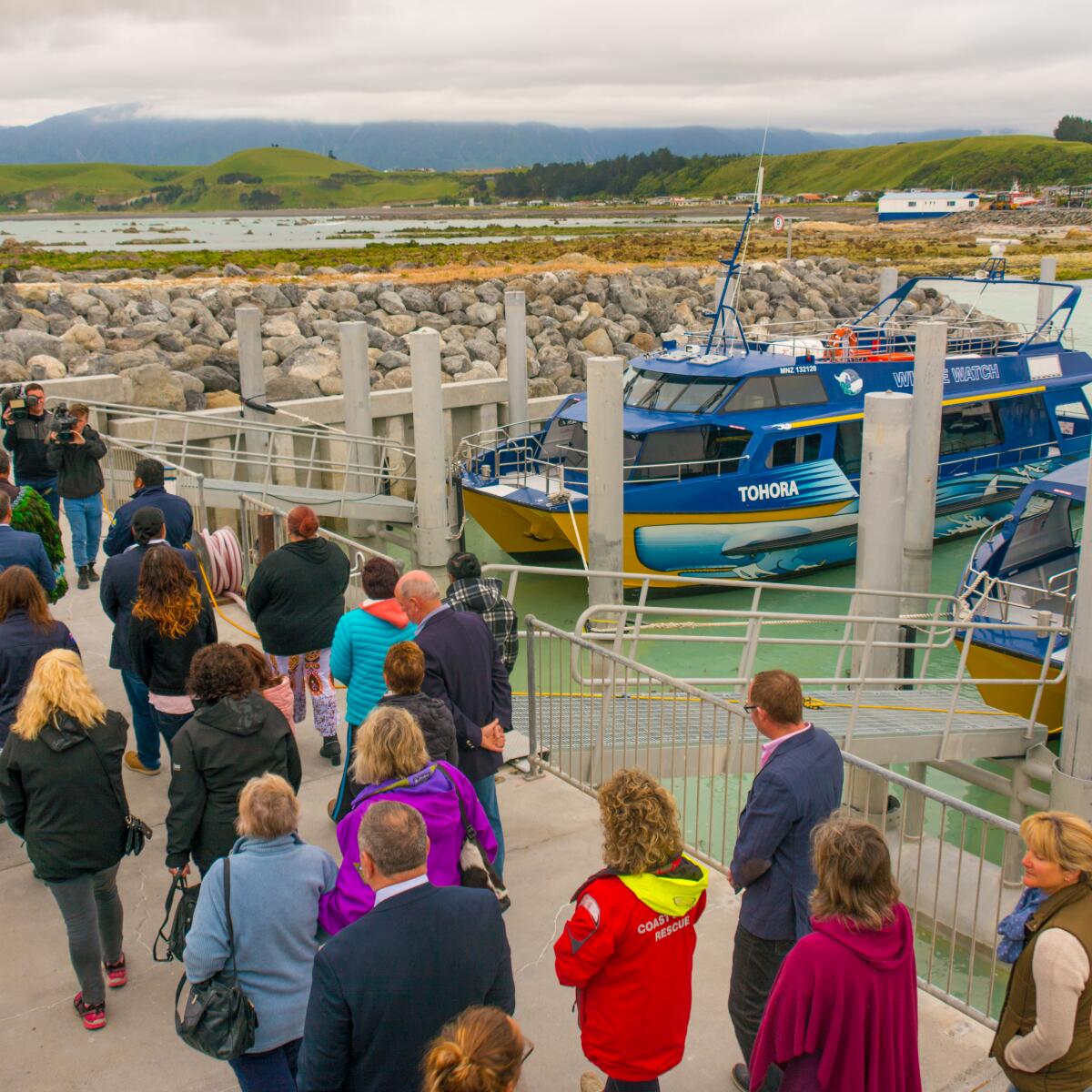 Opening of the marina 1 year after the earthquake